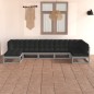 7-tlg. Garten-Lounge-Set mit Kissen Kiefer Massivholz 7-tlg. Garten-Lounge-Set mit Kissen Kiefer Massivholz