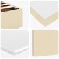 vidaXL Ottoman-Bett mit Matratze Creme 90x190 cm Stoff vidaXL Ottoman-Bett mit Matratze Creme 90x190 cm Stoff