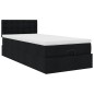 vidaXL Ottoman-Bett mit Matratze Schwarz 90x190 cm Stoff vidaXL Ottoman-Bett mit Matratze Schwarz 90x190 cm Stoff