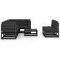 8-tlg. Garten-Lounge-Set mit Kissen Kiefer Massivholz 8-tlg. Garten-Lounge-Set mit Kissen Kiefer Massivholz