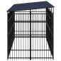 vidaXL Outdoor-Hundezwinger mit Dach Stahl 9,22 m² vidaXL Outdoor-Hundezwinger mit Dach Stahl 9,22 m²