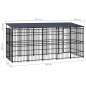 vidaXL Outdoor-Hundezwinger mit Dach Stahl 9,22 m² vidaXL Outdoor-Hundezwinger mit Dach Stahl 9,22 m²