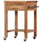 vidaXL Servierwagen 58x58x89 cm Massivholz Akazie vidaXL Servierwagen 58x58x89 cm Massivholz Akazie
