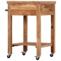 vidaXL Servierwagen 58x58x89 cm Massivholz Akazie vidaXL Servierwagen 58x58x89 cm Massivholz Akazie