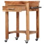 vidaXL Servierwagen 58x58x89 cm Massivholz Akazie vidaXL Servierwagen 58x58x89 cm Massivholz Akazie