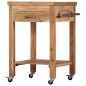 vidaXL Servierwagen 58x58x89 cm Massivholz Akazie vidaXL Servierwagen 58x58x89 cm Massivholz Akazie