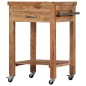 vidaXL Servierwagen 58x58x89 cm Massivholz Akazie vidaXL Servierwagen 58x58x89 cm Massivholz Akazie
