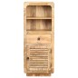vidaXL Highboard 45x32x110 cm Raues Mangoholz vidaXL Highboard 45x32x110 cm Raues Mangoholz