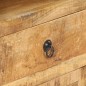 vidaXL Highboard 45x32x110 cm Raues Mangoholz vidaXL Highboard 45x32x110 cm Raues Mangoholz