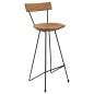 vidaXL Barhocker 2 Stk. Massivholz Teak vidaXL Barhocker 2 Stk. Massivholz Teak