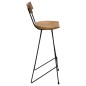 vidaXL Barhocker 2 Stk. Massivholz Teak vidaXL Barhocker 2 Stk. Massivholz Teak