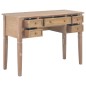 vidaXL Schreibtisch Braun 109,5 x 45 x 77,5 cm Holz vidaXL Schreibtisch Braun 109,5 x 45 x 77,5 cm Holz