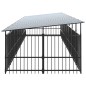 vidaXL Outdoor-Hundezwinger mit Dach Stahl 15,02 m² vidaXL Outdoor-Hundezwinger mit Dach Stahl 15,02 m²