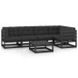 vidaXL 6-tlg. Garten-Lounge-Set mit Kissen Kiefer Massivholz vidaXL 6-tlg. Garten-Lounge-Set mit Kissen Kiefer Massivholz