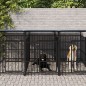 vidaXL Outdoor-Hundezwinger mit Dach Stahl 15,02 m² vidaXL Outdoor-Hundezwinger mit Dach Stahl 15,02 m²