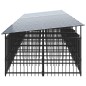 vidaXL Outdoor-Hundezwinger mit Dach Stahl 15,02 m² vidaXL Outdoor-Hundezwinger mit Dach Stahl 15,02 m²