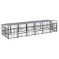 vidaXL Outdoor-Hundezwinger mit Dach Stahl 11,26 m² vidaXL Outdoor-Hundezwinger mit Dach Stahl 11,26 m²