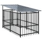 vidaXL Outdoor-Hundezwinger mit Dach Stahl 11,26 m² vidaXL Outdoor-Hundezwinger mit Dach Stahl 11,26 m²