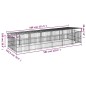 vidaXL Outdoor-Hundezwinger mit Dach Stahl 11,26 m² vidaXL Outdoor-Hundezwinger mit Dach Stahl 11,26 m²