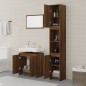 vidaXL 3-tlg. Badmöbel-Set Braun Eichen-Optik Holzwerkstoff vidaXL 3-tlg. Badmöbel-Set Braun Eichen-Optik Holzwerkstoff