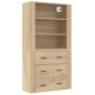 vidaXL Highboard Sonoma-Eiche Holzwerkstoff vidaXL Highboard Sonoma-Eiche Holzwerkstoff
