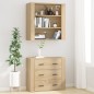 vidaXL Highboard Sonoma-Eiche Holzwerkstoff vidaXL Highboard Sonoma-Eiche Holzwerkstoff