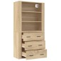 vidaXL Highboard Sonoma-Eiche Holzwerkstoff vidaXL Highboard Sonoma-Eiche Holzwerkstoff