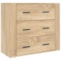 vidaXL Highboard Sonoma-Eiche Holzwerkstoff vidaXL Highboard Sonoma-Eiche Holzwerkstoff