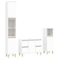 vidaXL 3-tlg. Badmöbel-Set Weiß Holzwerkstoff vidaXL 3-tlg. Badmöbel-Set Weiß Holzwerkstoff