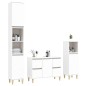 vidaXL 3-tlg. Badmöbel-Set Weiß Holzwerkstoff vidaXL 3-tlg. Badmöbel-Set Weiß Holzwerkstoff