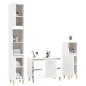 vidaXL 3-tlg. Badmöbel-Set Weiß Holzwerkstoff vidaXL 3-tlg. Badmöbel-Set Weiß Holzwerkstoff