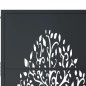 vidaXL Gartentor Anthrazit 105x205 cm Stahl Baum-Design vidaXL Gartentor Anthrazit 105x205 cm Stahl Baum-Design