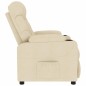 vidaXL Massagesessel Creme Stoff vidaXL Massagesessel Creme Stoff