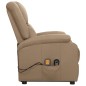 vidaXL Massagesessel mit Aufstehhilfe Cappuccino-Braun Kunstleder vidaXL Massagesessel mit Aufstehhilfe Cappuccino-Braun Kunstleder