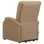 vidaXL Massagesessel mit Aufstehhilfe Cappuccino-Braun Kunstleder vidaXL Massagesessel mit Aufstehhilfe Cappuccino-Braun Kunstleder