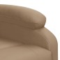 vidaXL Massagesessel mit Aufstehhilfe Cappuccino-Braun Kunstleder vidaXL Massagesessel mit Aufstehhilfe Cappuccino-Braun Kunstleder