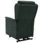 vidaXL Massagesessel mit Aufstehhilfe Dunkelgrün Stoff vidaXL Massagesessel mit Aufstehhilfe Dunkelgrün Stoff