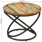 vidaXL Couchtisch Ø50x40 cm Altholz Massiv und Stahl vidaXL Couchtisch Ø50x40 cm Altholz Massiv und Stahl