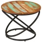 vidaXL Couchtisch Ø50x40 cm Altholz Massiv und Stahl vidaXL Couchtisch Ø50x40 cm Altholz Massiv und Stahl
