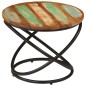 vidaXL Couchtisch Ø50x40 cm Altholz Massiv und Stahl vidaXL Couchtisch Ø50x40 cm Altholz Massiv und Stahl