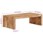 vidaXL Couchtisch 110x55x35 cm Massivholz Akazie vidaXL Couchtisch 110x55x35 cm Massivholz Akazie