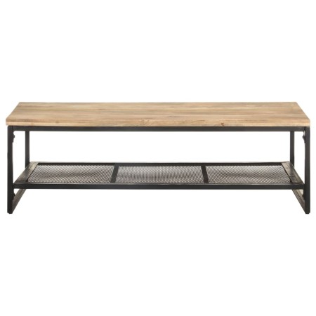 vidaXL Couchtisch 110x60x35 cm Mango Massivholz