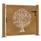vidaXL Gartentor 105x80 cm Cortenstahl Baum-Design vidaXL Gartentor 105x80 cm Cortenstahl Baum-Design