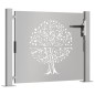 vidaXL Gartentor 105x80 cm Cortenstahl Baum-Design vidaXL Gartentor 105x80 cm Cortenstahl Baum-Design