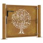 vidaXL Gartentor 105x80 cm Cortenstahl Baum-Design vidaXL Gartentor 105x80 cm Cortenstahl Baum-Design