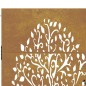 vidaXL Gartentor 105x80 cm Cortenstahl Baum-Design vidaXL Gartentor 105x80 cm Cortenstahl Baum-Design