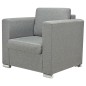 vidaXL Sessel Hellgrau Stoff vidaXL Sessel Hellgrau Stoff