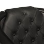 vidaXL Fliegersessel Schwarz Echtleder vidaXL Fliegersessel Schwarz Echtleder