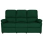 vidaXL 3-Sitzer-Sofa Verstellbar Dunkelgrün Stoff vidaXL 3-Sitzer-Sofa Verstellbar Dunkelgrün Stoff