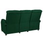 vidaXL 3-Sitzer-Sofa Verstellbar Dunkelgrün Stoff vidaXL 3-Sitzer-Sofa Verstellbar Dunkelgrün Stoff
